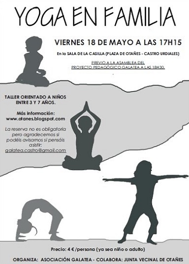 18 de Mayo - Taller - Yoga en Familia