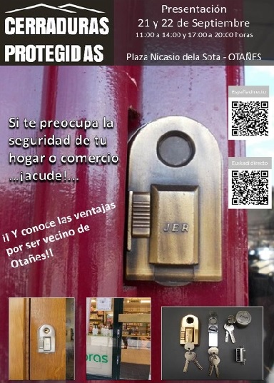 21 y 22 de Septiembre. Presentación seguridad doméstica y comercio.