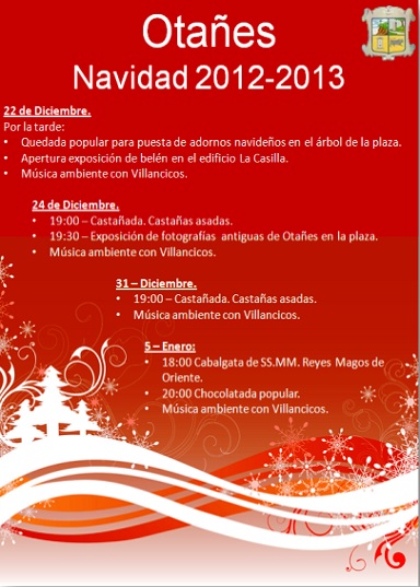 Programa de Navidad en Otañes