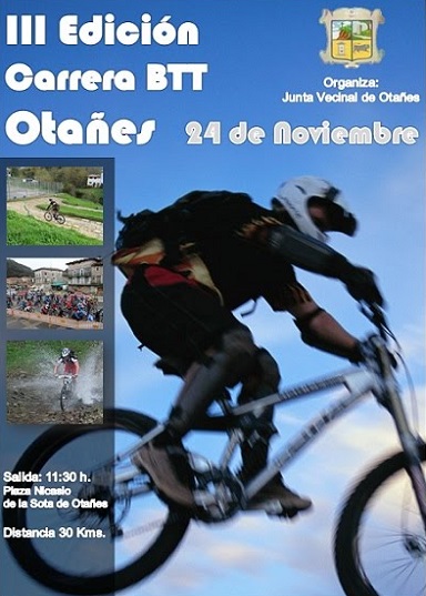 24 de Noviembre. III Edición de la marcha BTT de Otañes 24 de Noviembre. III Edición de la marcha BTT de Otañes
