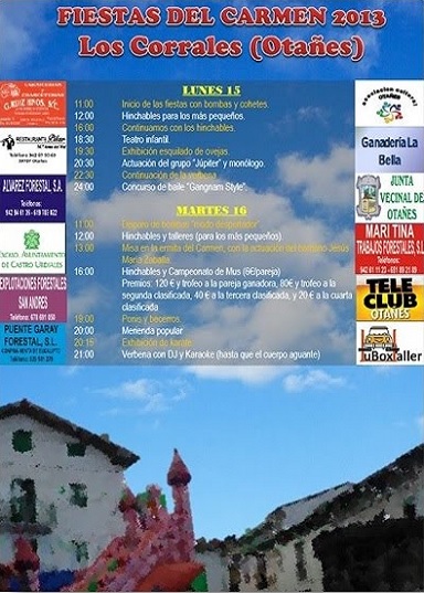 Fiestas de Los Corrales 2013